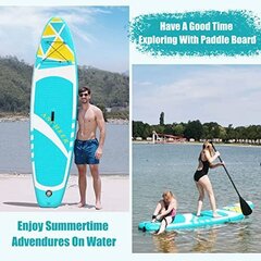 ANCHEER Täispuhutav stand-up paddle board, premium SUP lisavarustus, 10' x 30'' x 6'' hind ja info | Veesport | kaup24.ee