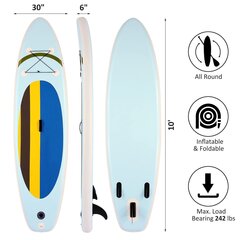 Täispuhutav SUP-laud koos tarvikutega {tootjalt} цена и информация | SUP доски, водные лыжи, водные аттракционы | kaup24.ee