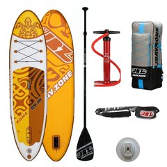 SUP JBAY.Zone Täispuhutav Stand Up Paddle mudel Kame H1 9'9'' alates cm 297x76x15 hind ja info | Veesport | kaup24.ee