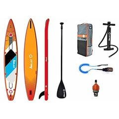 Zray Rapid 14' SUP täispuhutav aerulaud - PB-ZR2B - Carbon Fiber Stringer - Komplekt - Max 170 kg - 320 L - 427x71x15cm. цена и информация | SUP доски, водные лыжи, водные аттракционы | kaup24.ee