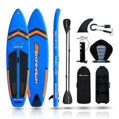 SKINHAWK SOVA 12 SUP laudade komplekt - Täispuhutav stand up mula - 366 x 84 x 15cm hind ja info | Veesport | kaup24.ee