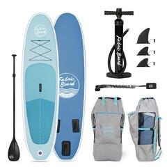 Täispuhutav Stand Up Paddle Board FabricBoard 10'6" Blue Arctic koos Fusion tehnoloogiaga, kerge 10,65 kg, kõik tarvikud kaasas hind ja info | Veesport | kaup24.ee