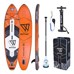 Wattsup Aufblasbar Stand up Paddle Drop Stitch - 335x81x15cm hind ja info | Veesport | kaup24.ee