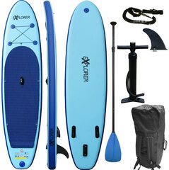 Loftra SUP Board Explorer täispuhutav aerulaud 320 cm цена и информация | SUP доски, водные лыжи, водные аттракционы | kaup24.ee