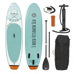 "EASYmaxx Stand-Up Paddle-Board 'I NEED VITAMIN SEA' | SUP" цена и информация | SUP доски, водные лыжи, водные аттракционы | kaup24.ee