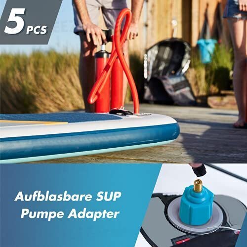 SUP-adapter 4 otsikuga kompressorile hind ja info | Veesport | kaup24.ee