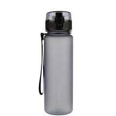 Jooginõud UZSPACE TRITAN ilma BPA-ta, 500 ml, plastik - 3026-Gray hind ja info | Joogipudelid | kaup24.ee