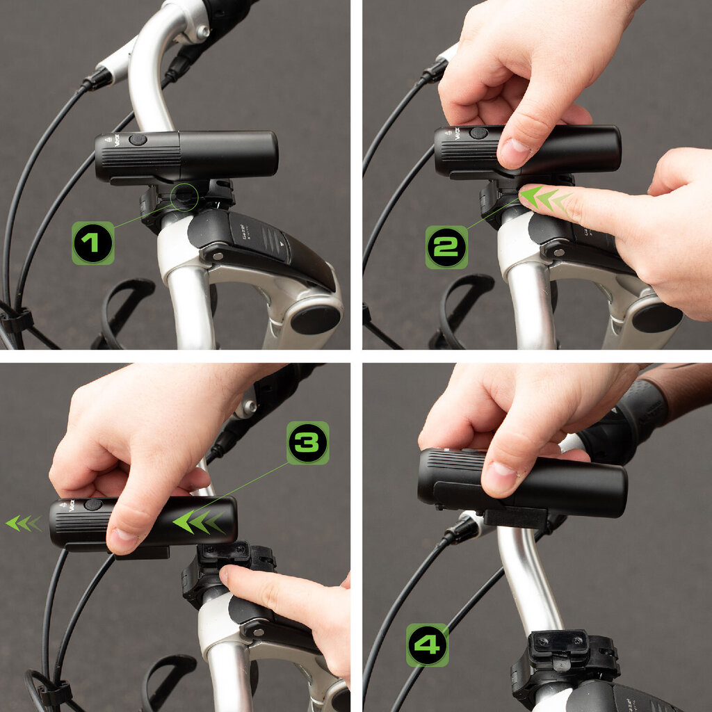 LED jalgrattatulede komplekt taga ja ees VA0073, VA0152 Vayox hind ja info | Jalgratta tuled ja helkurid | kaup24.ee