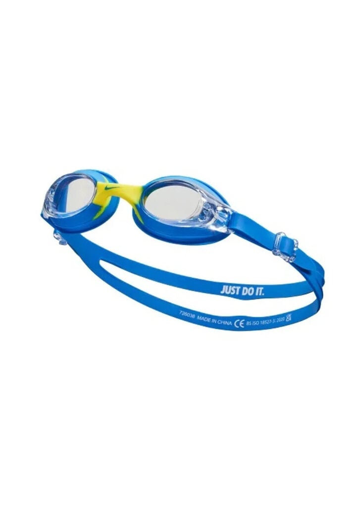 Nike Ujumisprillid Nk Y Kids Lil Swoosh Goggle Blue Yellow NESSD138 458 hind ja info | Ujumisprillid | kaup24.ee