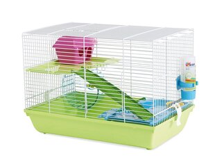 Puur Martha Triple 46,5x29,5x34cm hamster hind ja info | Puurid ja tarvikud väikeloomadele | kaup24.ee