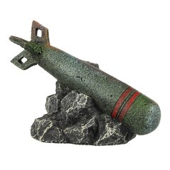 Аквариумный декор Army torpedo 12,9x7x10см цена и информация | Аквариумные растения и декорации | kaup24.ee