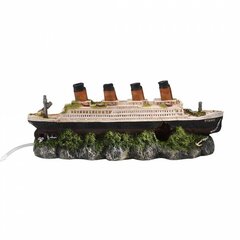 Akvaariumi kaunistus Aqua Della Hukkunud laev Titanic, 39x11x17 cm hind ja info | Akvaariumi taimed ja dekoratsioonid | kaup24.ee