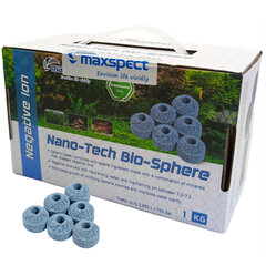 Maxspect Freshwater Nano-Tech Bio-Sphere Negative Ion 1kg bioloogiline kassett hind ja info | Akvaariumid ja seadmed | kaup24.ee