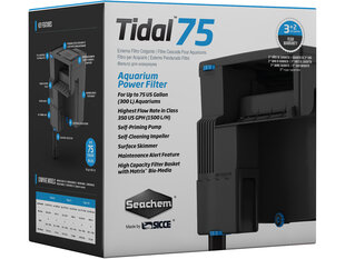 Seachem Tidal 75 CASCADE FILTER 1500L/H MATRIX hind ja info | Akvaariumid ja seadmed | kaup24.ee