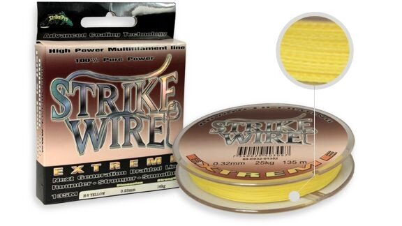 Nöör Strike Wire 275m 0.43mm 48kg kollane hind ja info | Tamiilid | kaup24.ee