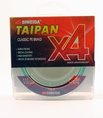 Шнур рыболовный SWD Taipan Classic PE X4 0.20мм 135м 11.40кг светло-зеленый цена и информация | Филаменты | kaup24.ee