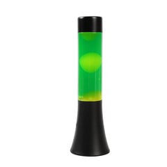 Лавовая лампа Itotal 30 см Green Liquid AW24, зеленая цена и информация | Настольные лампы | kaup24.ee