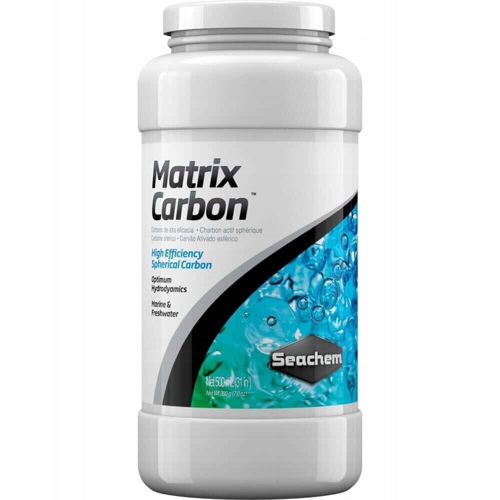 Seachem Matrix Carbon 500ml kõrgtehnoloogiline aktiivsüsi hind ja info | Akvaariumid ja seadmed | kaup24.ee