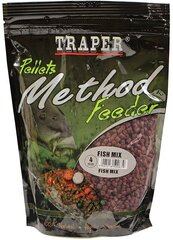 Groundsööt Traper meetod Feeder Pelletid Fish Mix 4mm 500g hind ja info | Kalasööt | kaup24.ee