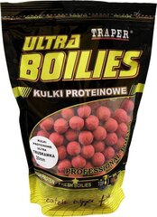 Прикормка TRAPER Ultra Boilies Strawberry 20мм 1000г цена и информация | Прикормки | kaup24.ee