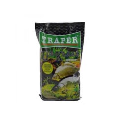 Maasööt Traper Sekret Tench-Crucian martsipan 1kg Green hind ja info | Kalasööt | kaup24.ee