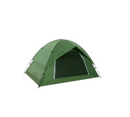 Кемпинговая палатка для 2-4 человек, цвет зеленый цена и информация | Палатки | kaup24.ee