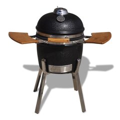 Керамический гриль, коптильня Kamado BBQ, 81 см, чёрного цвета цена и информация | Грили | kaup24.ee