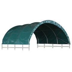 vidaXL loomatelk, PVC, 3,7 x 3,7 m, roheline hind ja info | Telgid | kaup24.ee