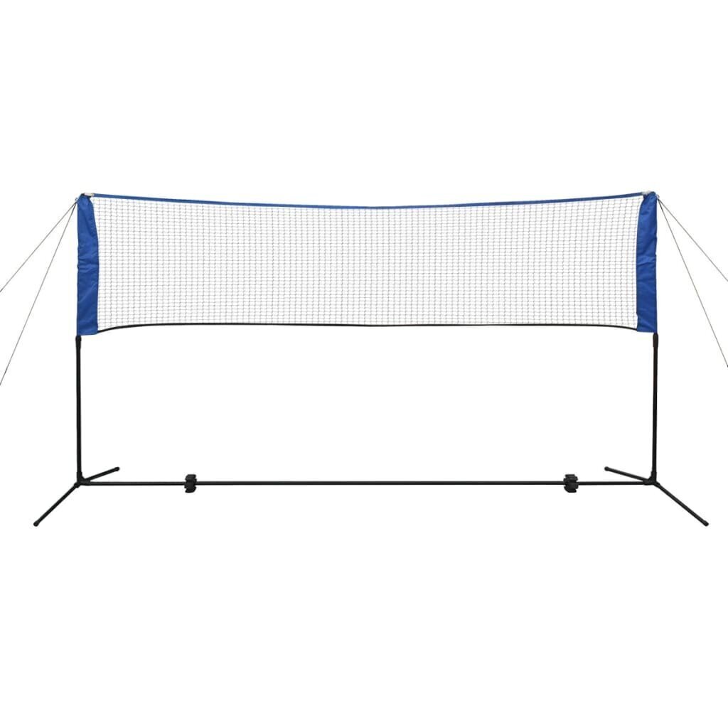 vidaXL sulgpallivõrk sulgpallidega 300 x 155 cm hind ja info | Sulgpall | kaup24.ee