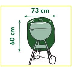 Nature kaitsekate aiagrillile 73 x 73 x 60 cm цена и информация | Аксессуары для гриля и барбекю | kaup24.ee