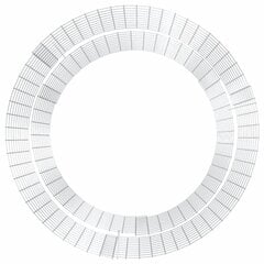 vidaXL gabioon tulekorv, Ø 100 cm, tsingitud raud цена и информация | Очаги для костра | kaup24.ee