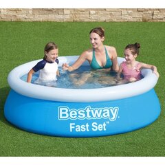 Bestway Fast Set täispumbatav bassein ümmargune 183x51 cm, sinine цена и информация | Бассейны | kaup24.ee