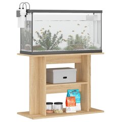 vidaXL akvaariumi alus, pruun, 80 x 35 x 60 cm цена и информация | Аквариумы и оборудование | kaup24.ee