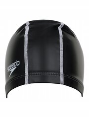 Ujumismüts Speedo Long Hair Pace Cap 8-128060001, must hind ja info | Ujumismütsid | kaup24.ee