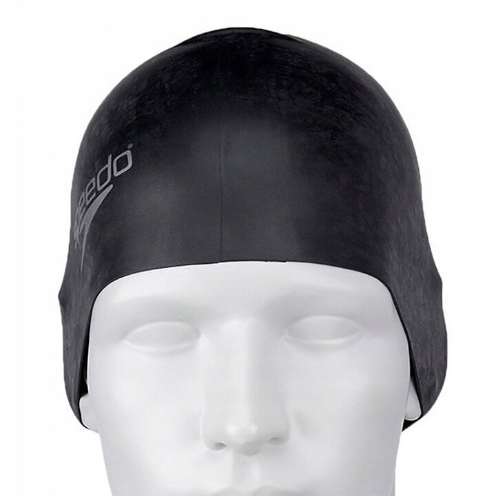 Ujumismüts Speedo Long Hair Pace Cap Silikoon, must hind ja info | Ujumismütsid | kaup24.ee