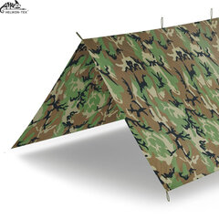 Multifunktsionaalne telk, Varikatused, HELIKON-TEX SUPERTARP US Woodland, 300x300 cm hind ja info | Muu matkavarustus | kaup24.ee