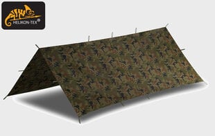 Matkavarikatus Helikon-Tex, Supertarp Väike PL Woodland 200 x 250 cm цена и информация | Другой туристический инвентарь | kaup24.ee