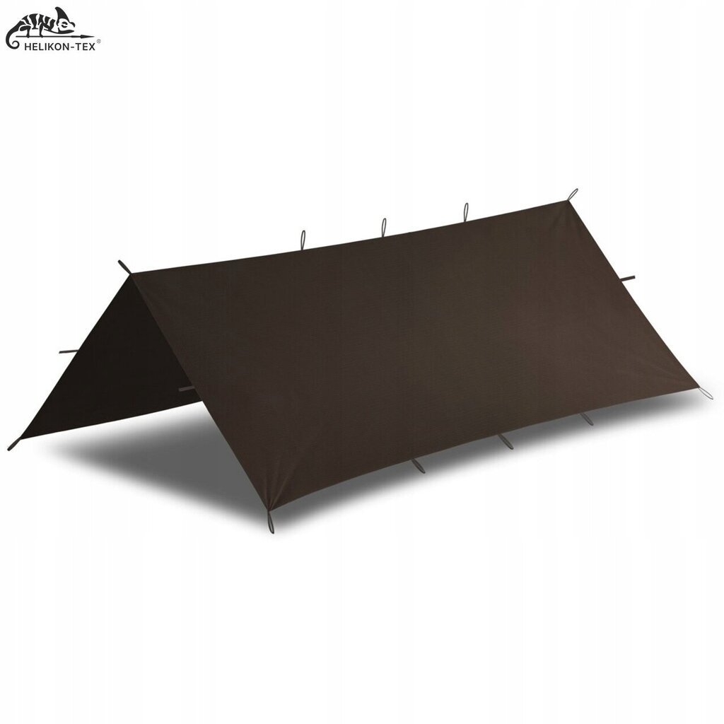 Multifunktsionaalne telk, Varikatused, HELIKON-TEX SUPERTARP Small Pruun 200 x 250 cm hind ja info | Muu matkavarustus | kaup24.ee