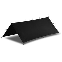 Multifunktsionaalne telk, Varikatused, HELIKON-TEX SUPERTARP Small Must 200 x 250 cm цена и информация | Другой туристический инвентарь | kaup24.ee