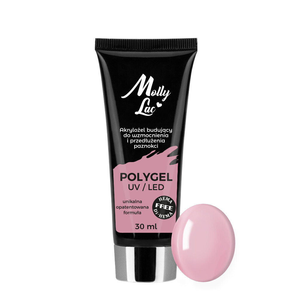 Polügeel MollyLac French Pink 30g цена и информация | Küünelakid, küünetugevdajad | kaup24.ee