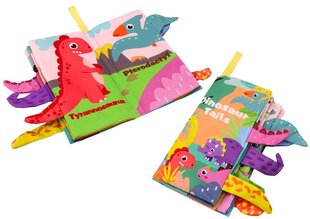 Pehme raamat Dinosaurused Lean Toys hind ja info | Imikute mänguasjad | kaup24.ee