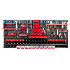 Система хранения для мастерской с полками | 172 x 78 cm | 78 шт. Коробка | цена и информация | Ящики для инструментов, держатели | kaup24.ee