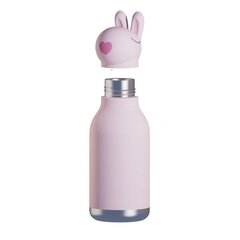 Asobu Bestie Bunny 460ml isoleeritud pudel ja kõrre hind ja info | Joogipudelid | kaup24.ee