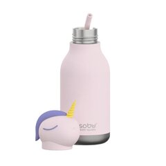 Asobu Unicorn Bestie - 460ml isoleeritud kõrrega pudel hind ja info | Joogipudelid | kaup24.ee