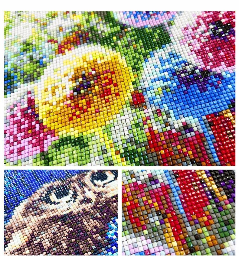 SUUR 5D DIAMANTNE EMBROIDERY Set Image Mosaic D01 цена и информация | Teemantmaalid, teemanttikandid | kaup24.ee