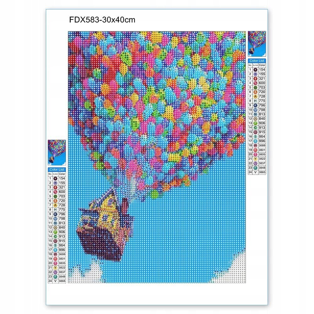 5D DIAMOND EMBROIDERY Set mosaiik pilt 50 * 100cm цена и информация | Teemantmaalid, teemanttikandid | kaup24.ee