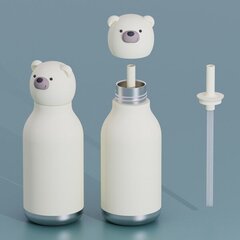 Asobu Bestie Bear Insulated Straw Bottle - 460 мл цена и информация | Фляги для воды | kaup24.ee