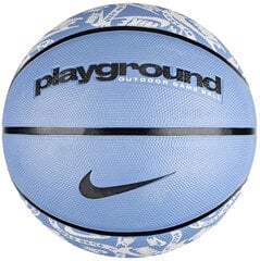 Nike Баскетбольные Mячи Everyday Playground 8P White Blue N1004371 431 N1004371 431/7 цена и информация | Баскетбольные мячи | kaup24.ee