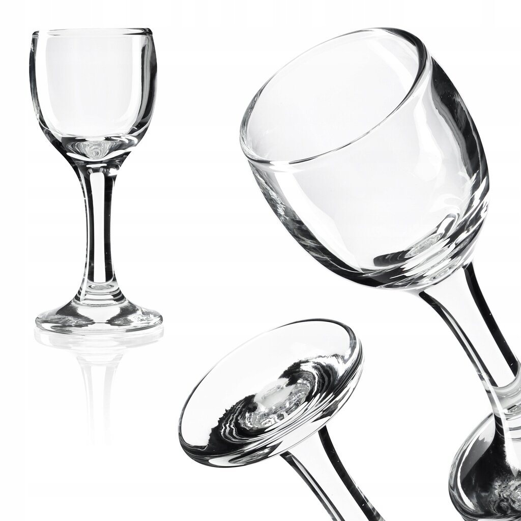 Klaasid viinalikööri tinktuuride jaoks 55ml 6tk Klaaside komplekt hind ja info | Klaasid, tassid ja kannud | kaup24.ee