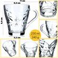 Klaasid Kohvi Tee Joogid Kruus 250ml 2 tk цена и информация | Klaasid, tassid ja kannud | kaup24.ee